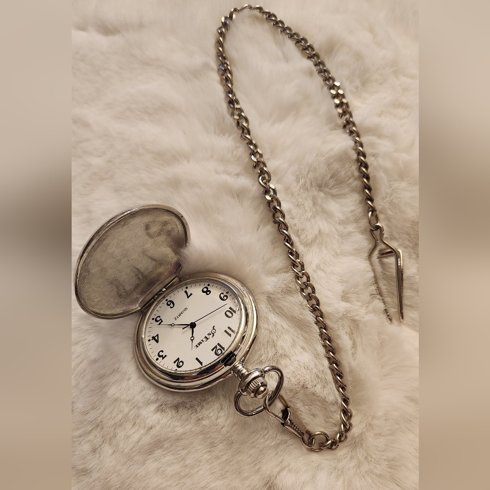 Antique Pocket watch with horse & foal - Picture 3 of 6